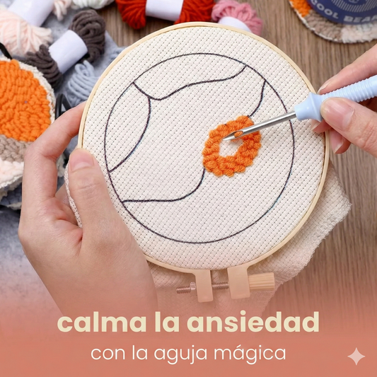Kit de aguja punzonadora MugStitch para posavasos