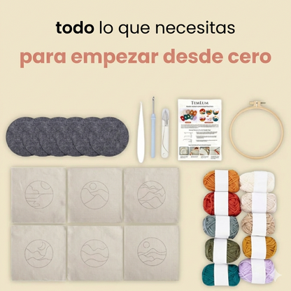 Kit de aguja punzonadora MugStitch para posavasos