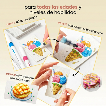 Kit de pintura mágica en 3D